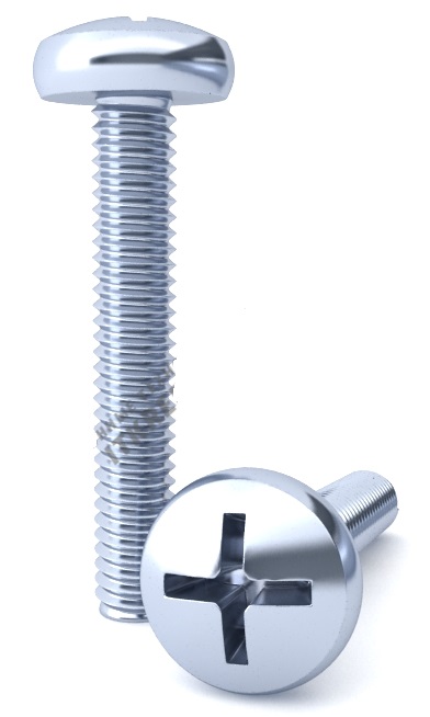  Винт М4х40/50 оц с полукруглой головкой DIN912