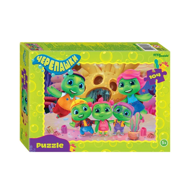  Пазл 104 Черепашки 82248 Степ