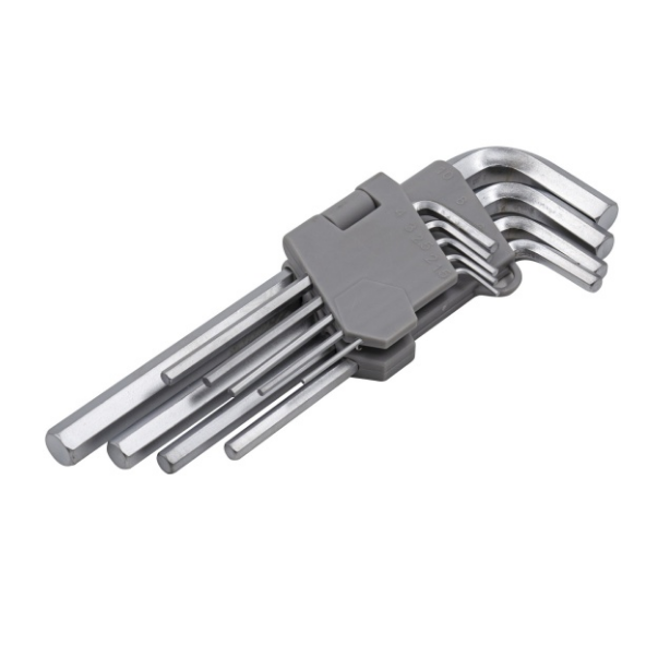  Набор ключей имбусовых НЕХ 1,5-10мм удл 9шт 43-2-109 Hardax 