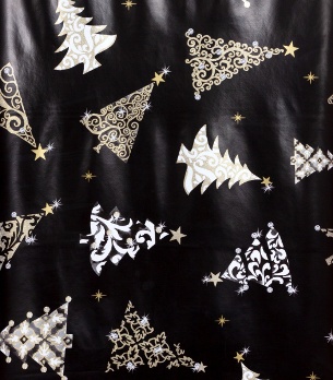  Клеенка Camelia 140см Новогодняя ночь 345/8 11318