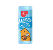  Мешки для мусора 30л 30шт Эконом синие МЭ3841 (35)