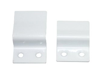  Крепление для москитной сетки верхнее и нижнее 4шт белый