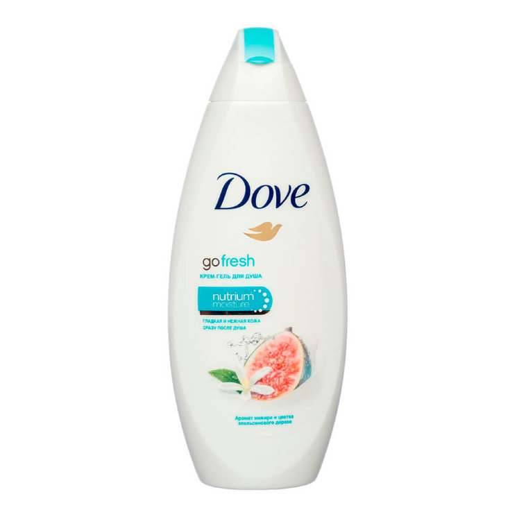  Гель-крем для душа 250мл Dove Инжир и лепестки апельсина