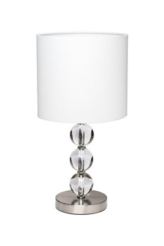  Лампа настольная плафон белый H.51см GARDA DECOR