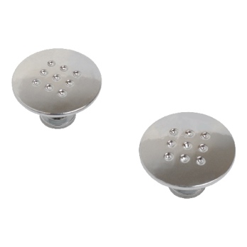  Ручка мебельная кнопка A507 CP хром 2шт StahlBuro 16656