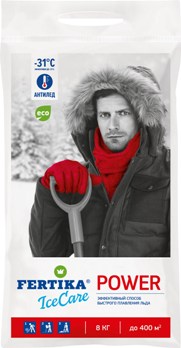 Реагент противогололедный 8кг IceCare POWER -31°C Фертика