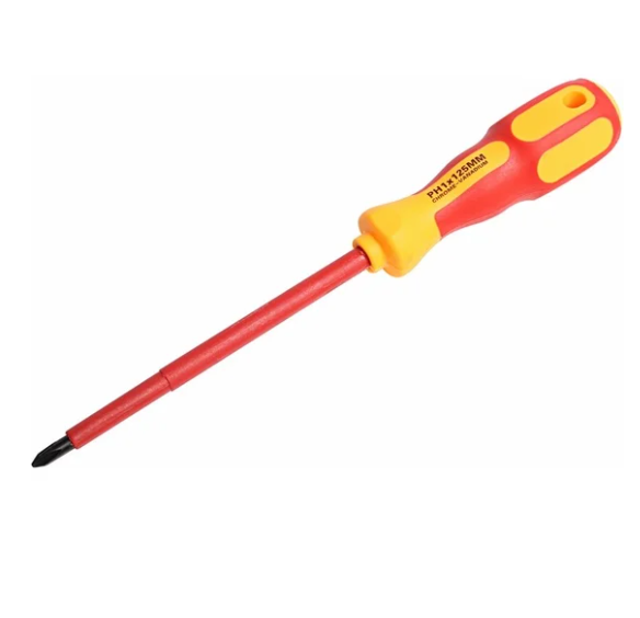  Отвертка + PH1*125 диэлектрическая 12-4717 Rexant