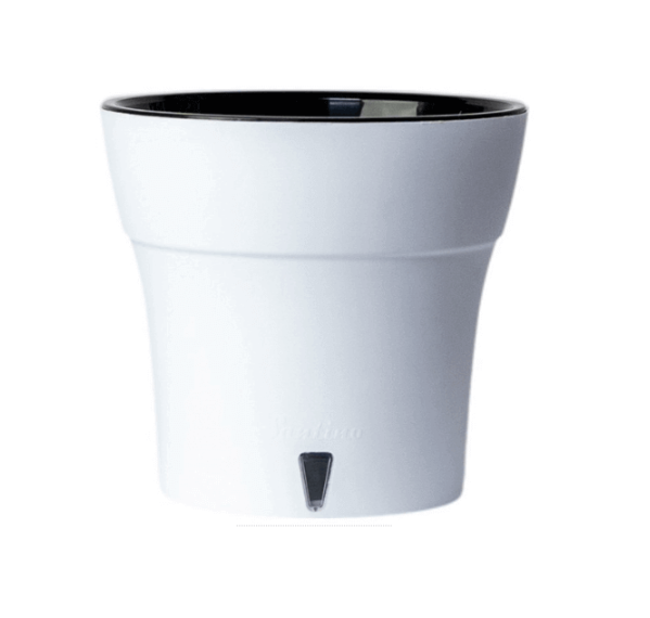  Горшок для цветов 3,5л Дали Софт бело-черный