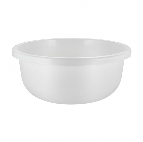  Таз 6,5л пласт Rock`n`Roll кругл белый SC100110006