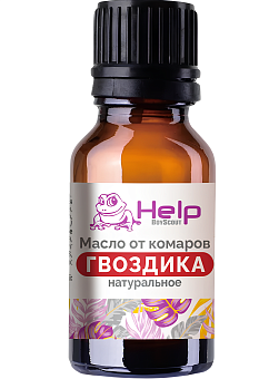  Масло эфирн от комаров 15мл Help 80442 гвоздика