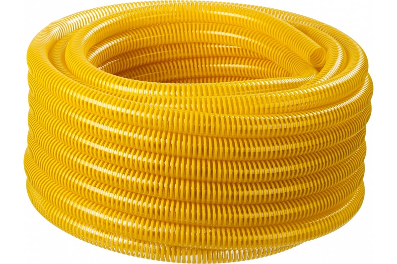  Шланг 19мм(3/4") 30м напорно-всасывающий со спиралью ПВХ 10атм Зубр 40327-19-30