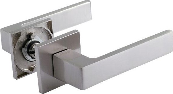  Ручка дверная 132К Slim мат.никель 18624 Нора-М*