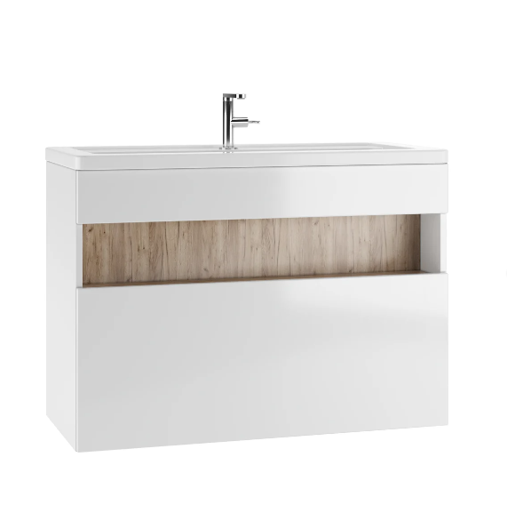  Тумба под умывальник Maria 100 Fortuna В1 DF3104T Домино