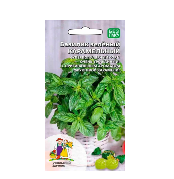  Базилик Карамельный зеленый цв Урал.Дачник