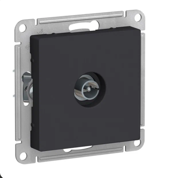  Розетка TV коннектор карбон AtlasDesign ATN001093 Schneider 1240561