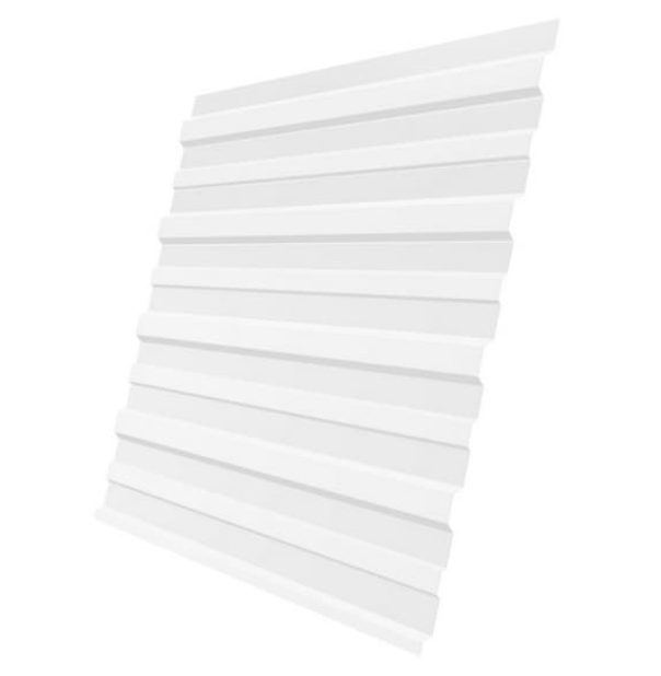  Профнастил С-10 0,45 мм 1190x2000 мм RAL9003 белый