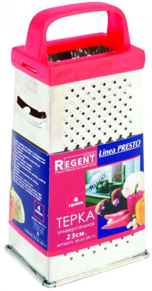 Терка нерж 4-х сторон 23см универс 93-AC-GR-71 Regent