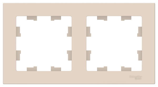  Рамка 2-я гор/верт беж ATLAS ATN000202 Schneider 1240178