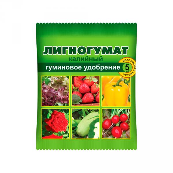  Удобрение гуминовое Лигногумат калийный 5мл ВХ (у150)