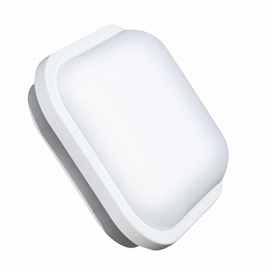  Светильник 10Вт св/д баня герметич квадрат SBL IP65 169х169х62мм бел LE061100-0047 Leek