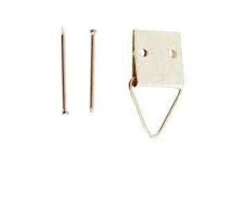  Петля для картины 18х28мм латунь 7шт 248910