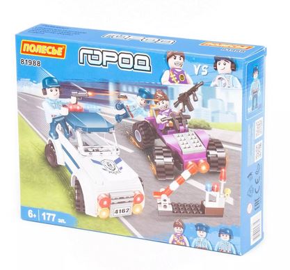  Конструктор Классик Город. Полиция-3 177 элемента 81988