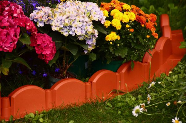  Бордюр Волна 31,5*9*9 терракот