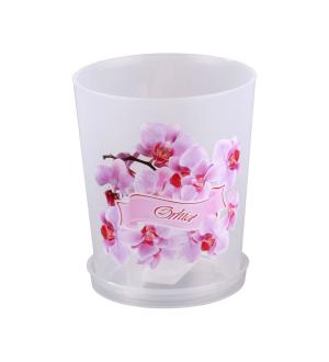  Горшок для орхидей 0,7л с поддоном М3125 (уп.20)