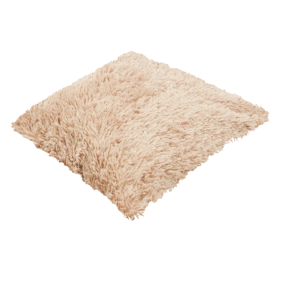  Подушка диванная искусственный мех коричневая