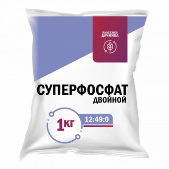  Удобрение Суперфосфат двойной 1кг азотосодержащий НА52 Классика Дачника (30) 