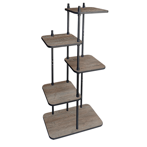  Подставка для цветов Юна черный/ сосна Laksi