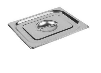  Крышка д/гастроемкости нерж 1/4 265*165мм КТ-ГК1/4