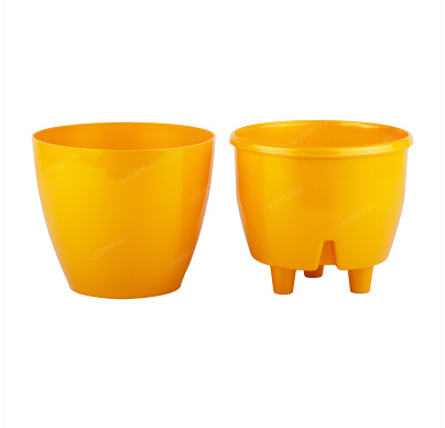  Горшок для цветов 1,5л Деко Твин карамель