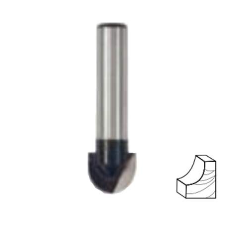  Фреза пазовая галтельная 10х6,5х40мм 36648