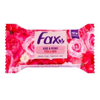  Мыло Fax 125г Роза и пион