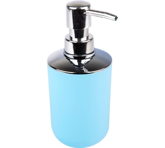  Дозатор для мыла пласт Муар голуб PP0328C-LD