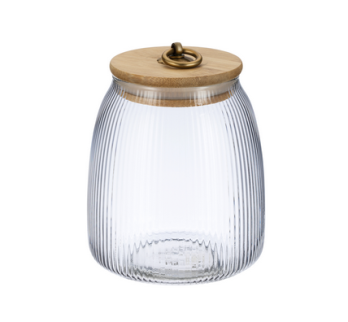  Банка 950мл стекл бамбук.крыш Linea Lantern 93-HO-LA-01-950