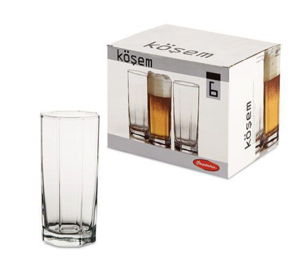  Набор стаканов 6шт 264мл для коктейля Kosem 42078B