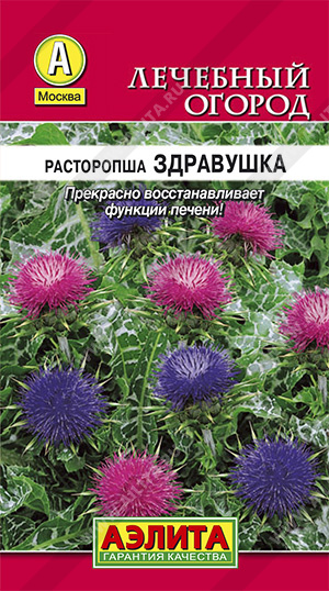 Расторопша пятнистая Здравушка цв.Аэлита 
