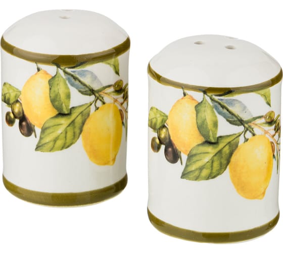  Набор для специй керамика 2пр Agness Лимон три 358-1545
