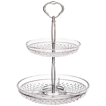  Этажерка 2-х ярусн 19х14х26см 337-045 Glass Legend