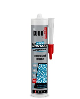  Клей монтажный акрил 280мл прозр KUDO HOME inv.Montage д/невид монт KBK-320