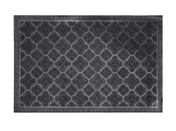  Коврик придверн 40*60см черный  резина 93718