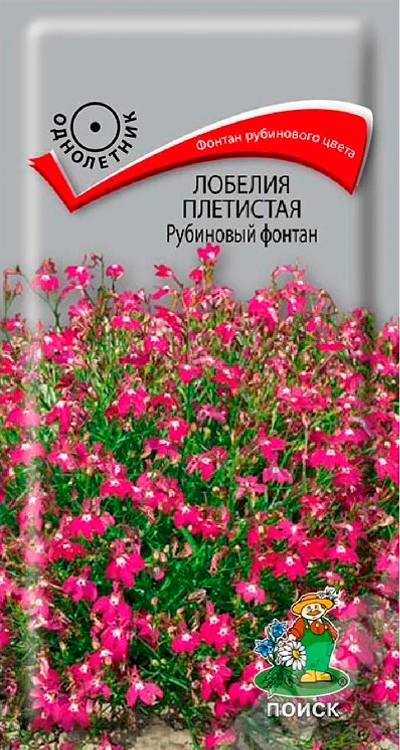  Лобелия плетистая Рубиновый фонтан 0,1г цв Поиск