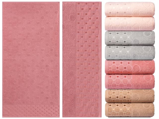  Полотенце 50*90 жаккард махр Шарики J-257 1649