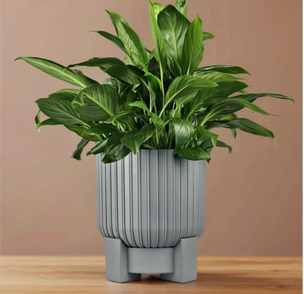  Горшок для цветов 3,3л d17,5см Торин серый-муссон