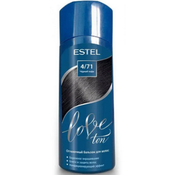  Бальзам оттен. Estel LOVE TON 4/71 черный кофе