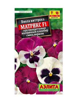 Виола Матрикс F1 Малиновый пломбир крупноцв цв Аэлита