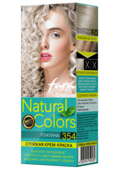  Краска для волос Фара Natural Colors 354 Платина