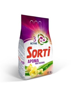  Стиральный порошок Сорти автомат 2,4кг Арома магнолия
